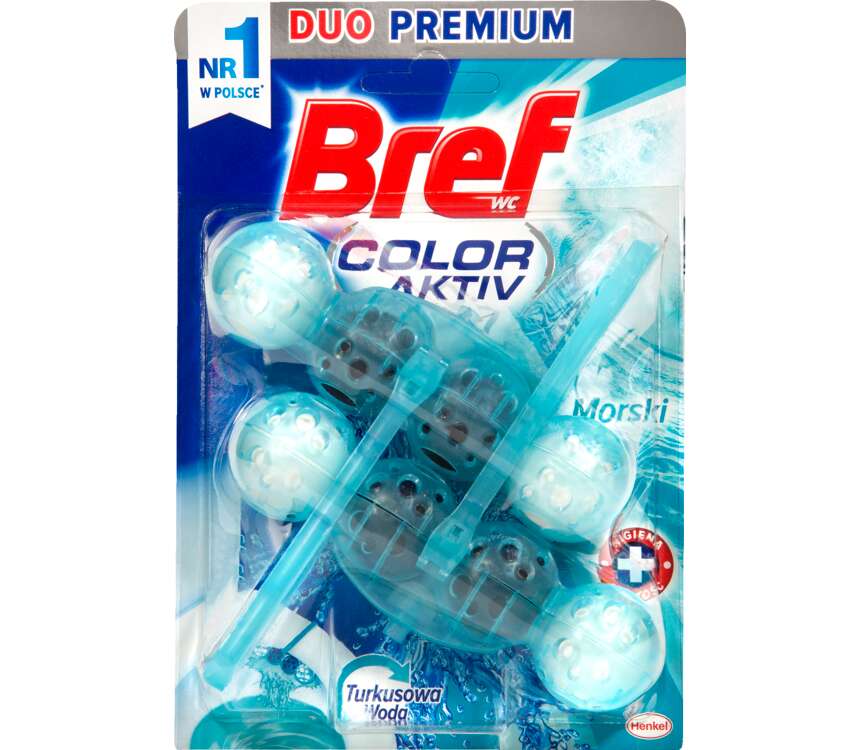 Bref Color Aktiv Zawieszka do WC Morski 2x50 g