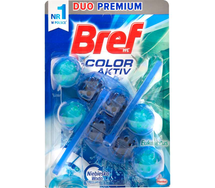 Bref Color Aktiv Zawieszka do WC Eukaliptus 2x50 g kaufland.pl