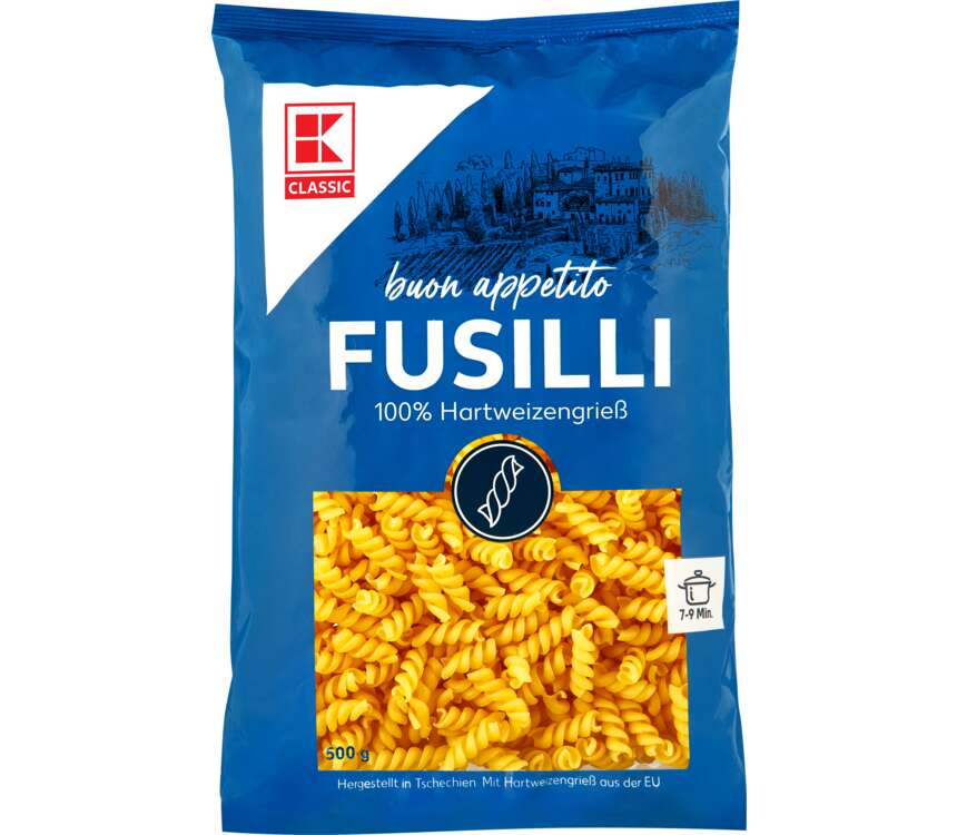 K-Classic Makaron Fusilli z pszenicy durum 500 g