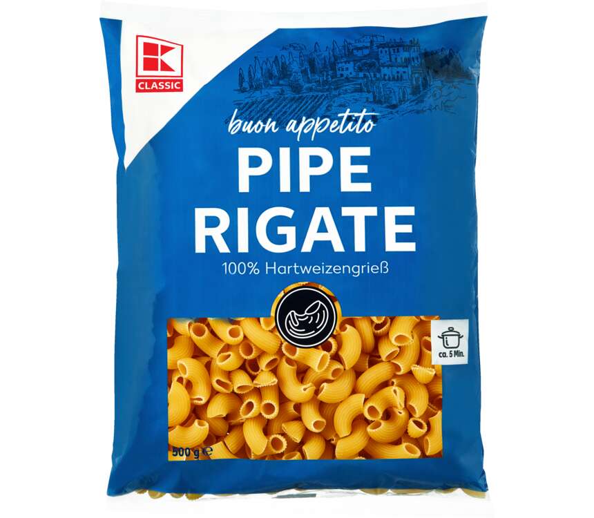 K-Classic Makaron Pipe Rigate z pszenicy durum 500 g