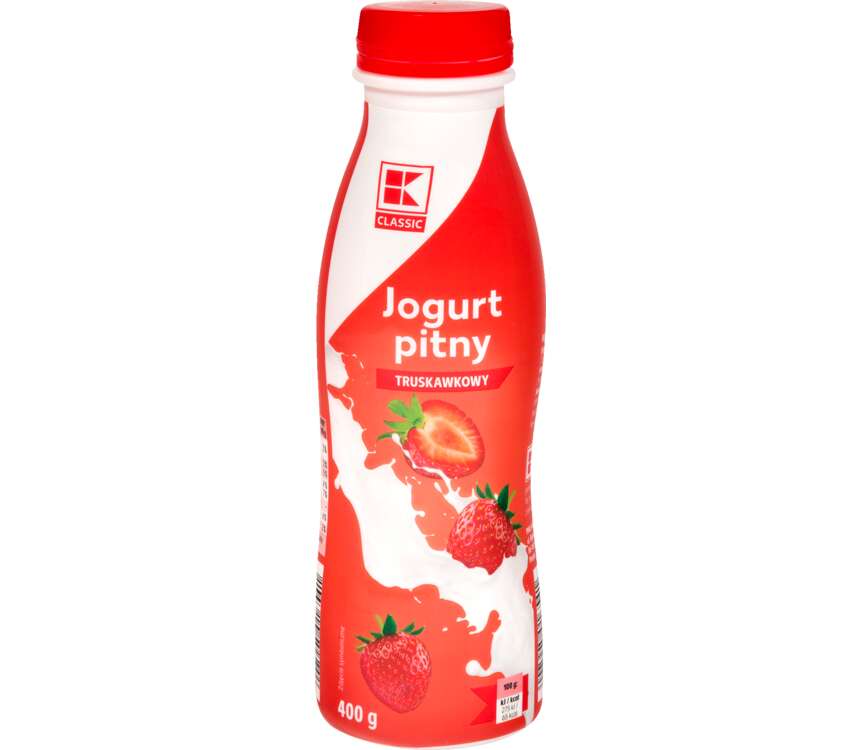 K-Classic Jogurt pitny truskawka 400 g