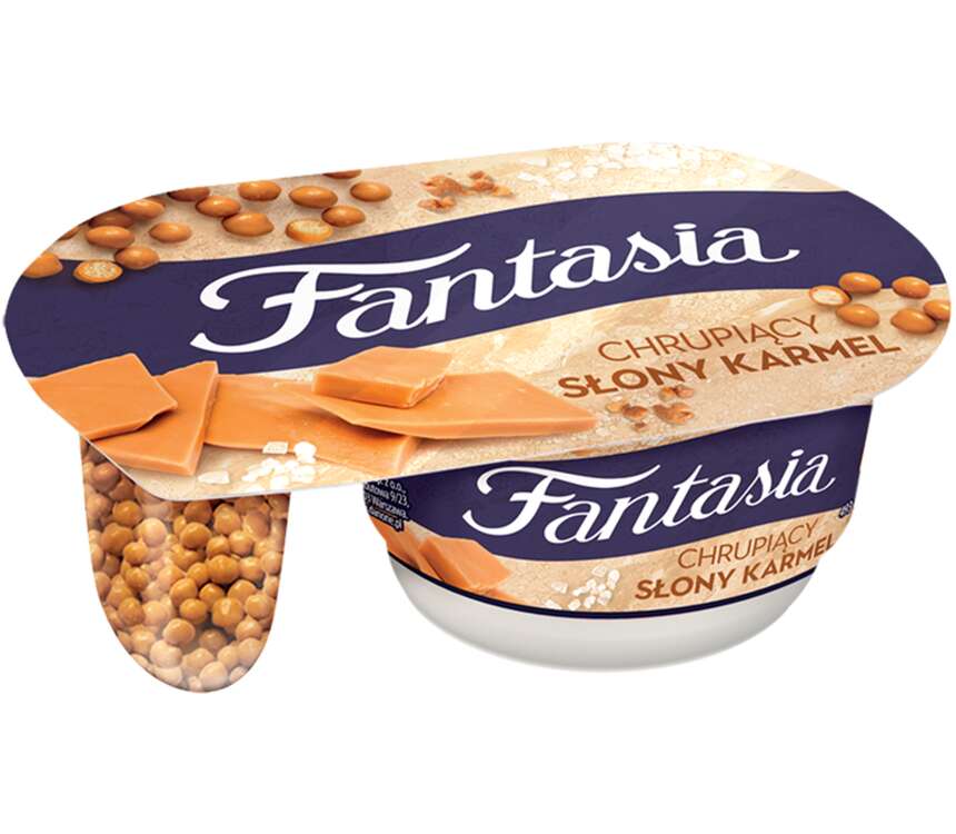 Danone Fantasia Jogurt kremowy słony karmel 99 g
