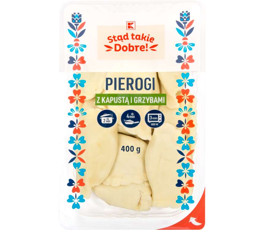 K-Stąd Takie Dobre Pierogi z kapustą i grzybami 400 g