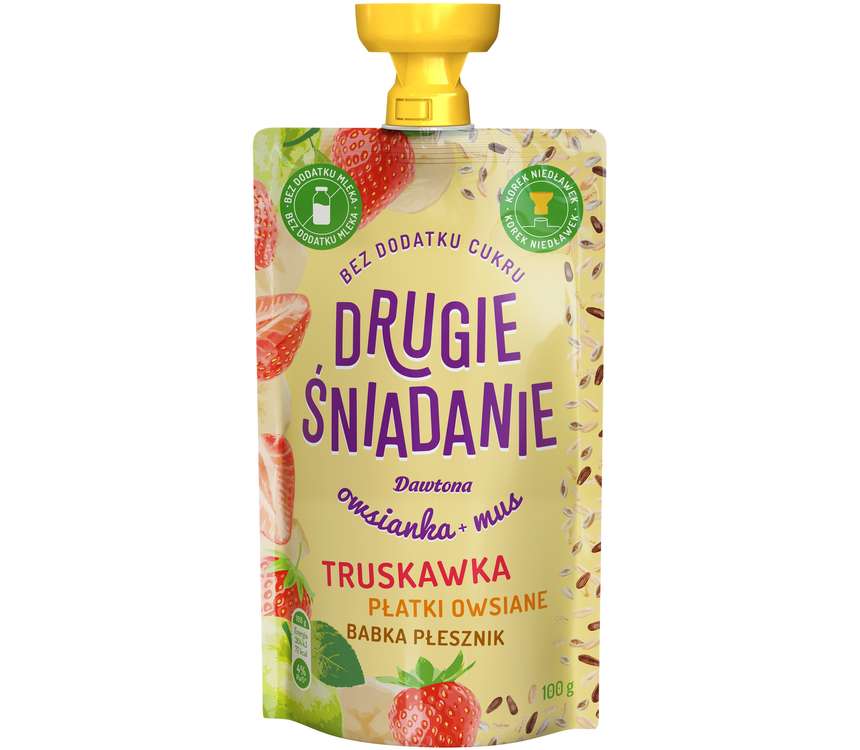 Dawtona Drugie śniadanie Owcianka truskawka 100 g kaufland.pl
