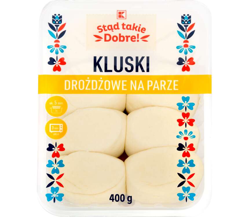 K-Stąd Takie Dobre Kluski drożdżowe na parze 400 g