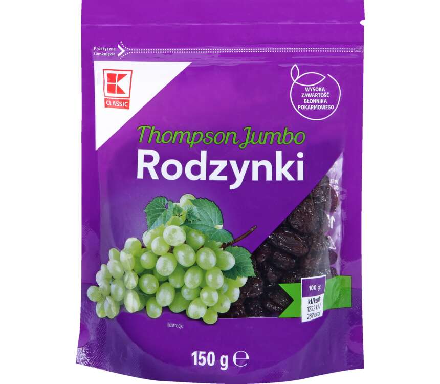 K-Classic Rodzynki Thompson Jumbo 150 g