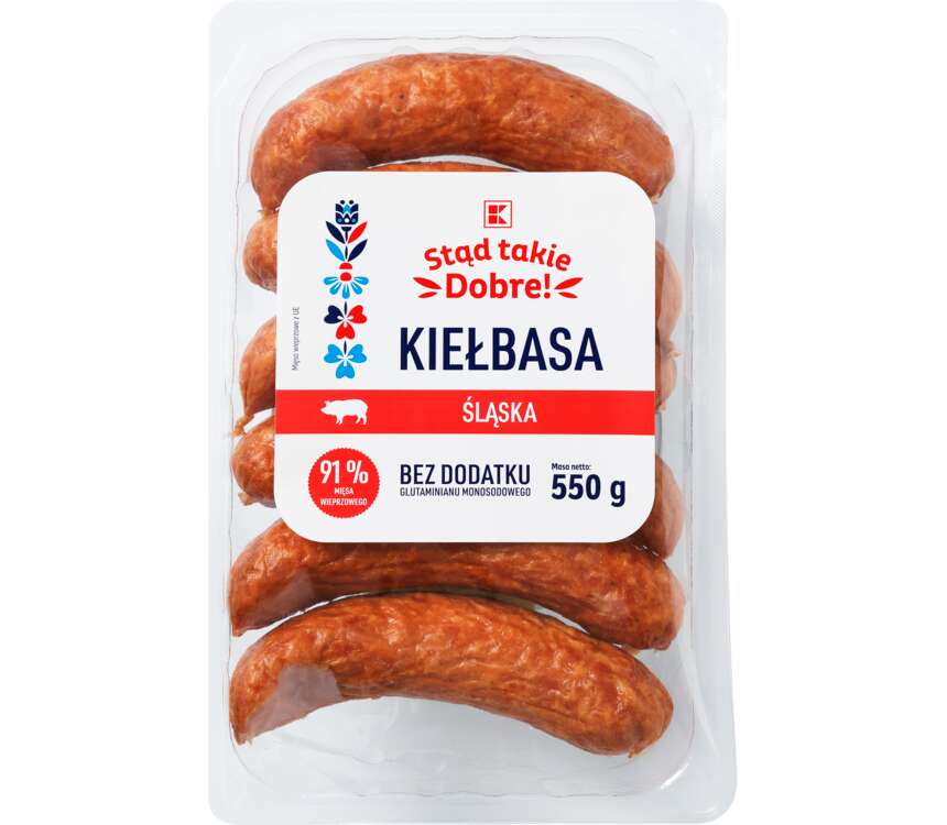 K-Stąd Takie Dobre Kiełbasa śląska  550 g