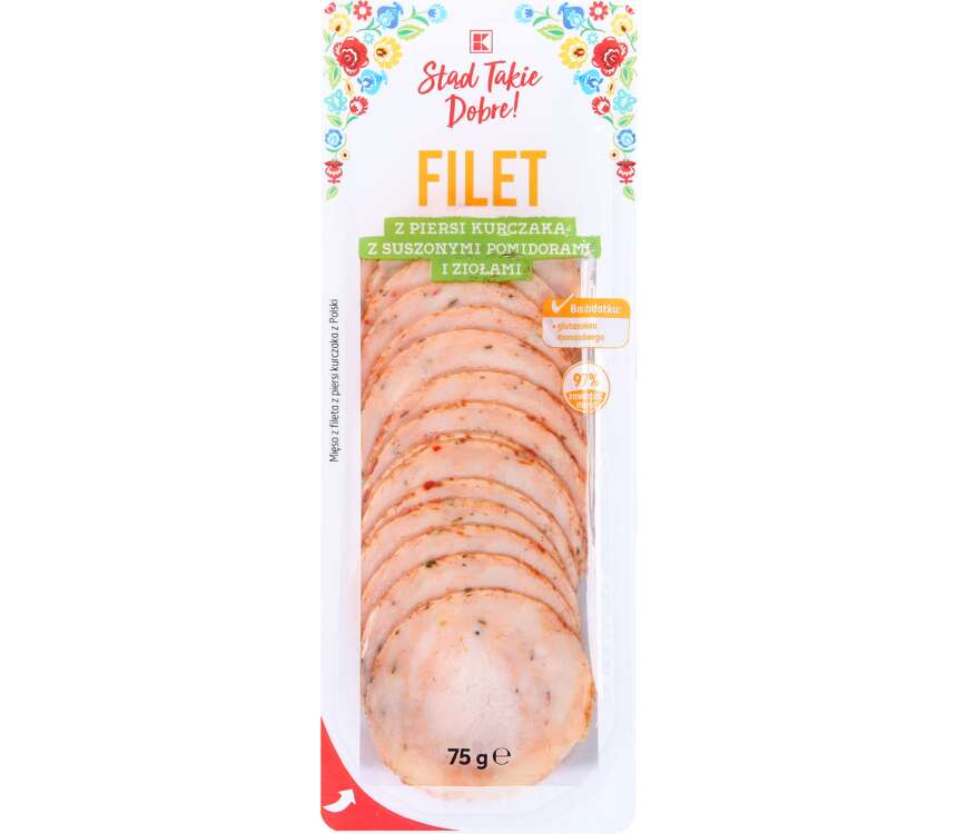 K-Stąd Takie Dobre Filet z kurczaka z pom. i zioł. 75 g