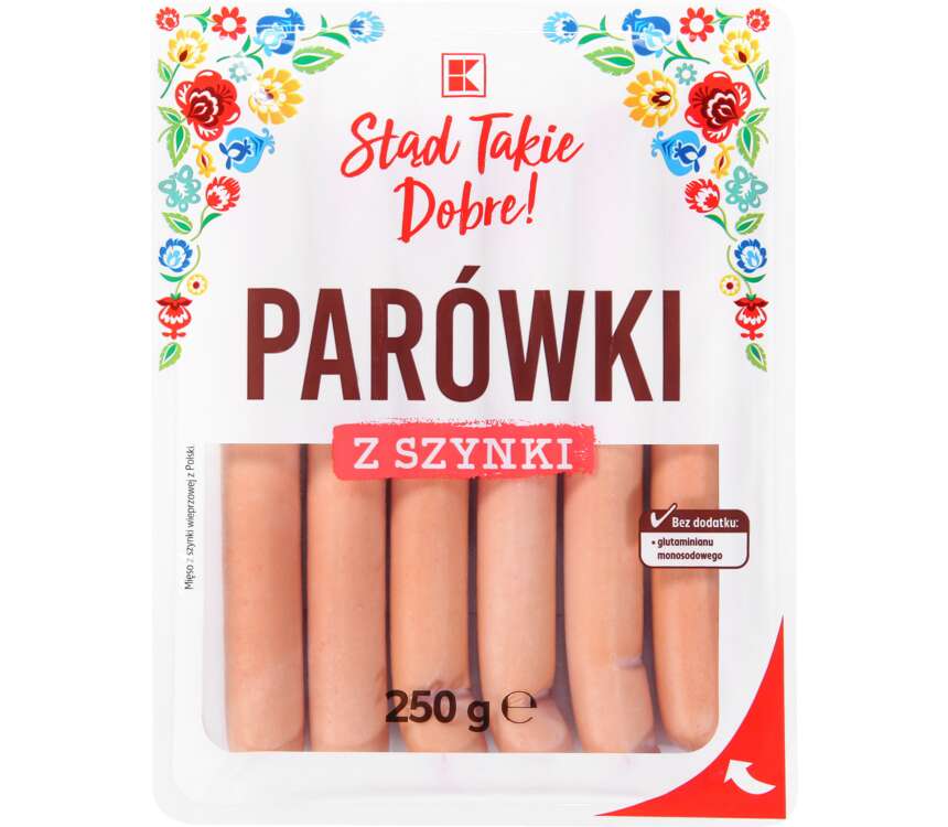 K-Stąd Takie Dobre Parówki z szynki 94%  250 g