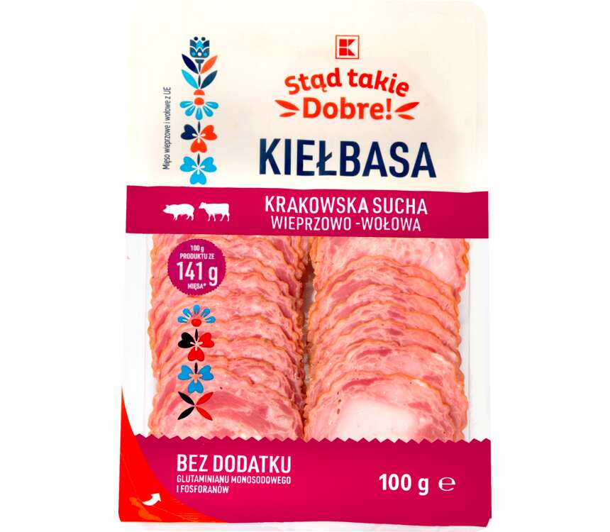 K-Stąd Takie Dobre Kiełbasa krakowska sucha 100 g