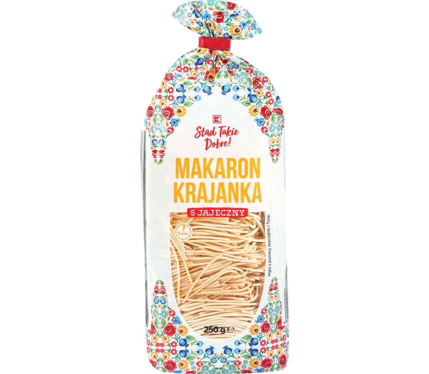 K-Stąd Takie Dobre Makaron 5 jajeczny krajanka 250 g