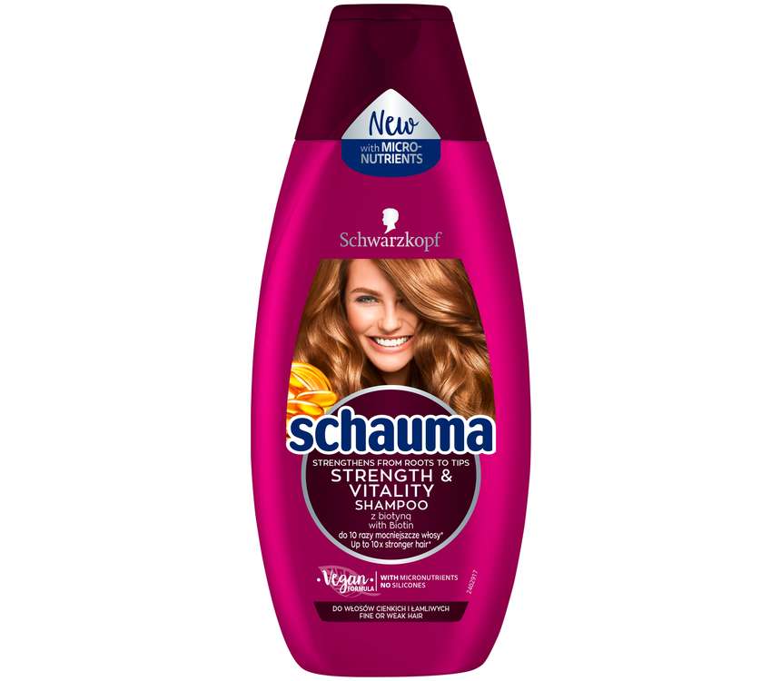 Schauma Szampon do włosów Strenght&Vitality 400 ml