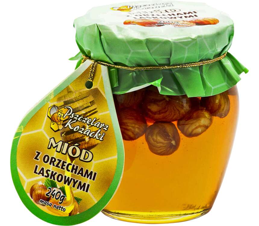 Pszczelarz Kozacki Miód z orzechami laskowymi 240 g kaufland.pl