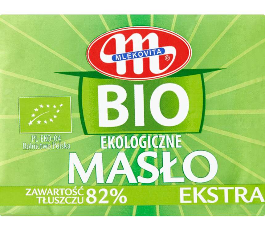 Mlekovita Masło Ekstra ekologiczne, BIO 200 g