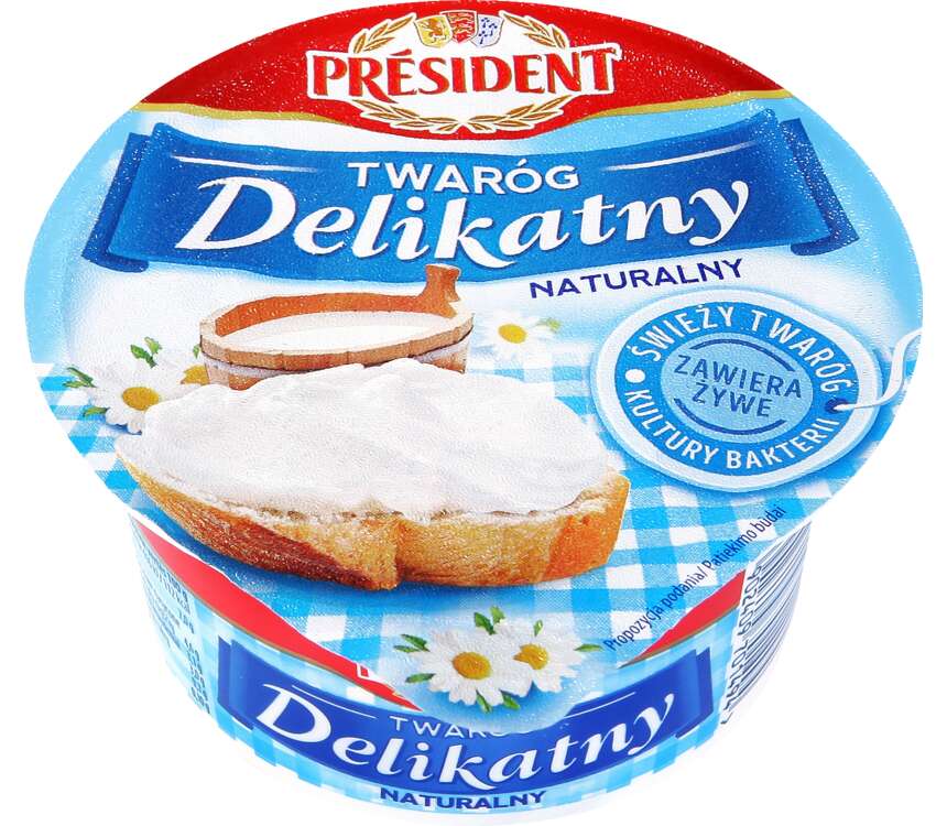 Président Twaróg Delikatny naturalny 150 g