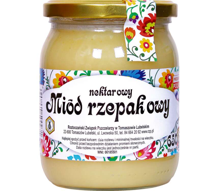Roztoczański ZP Miód rzepakowy 650 g