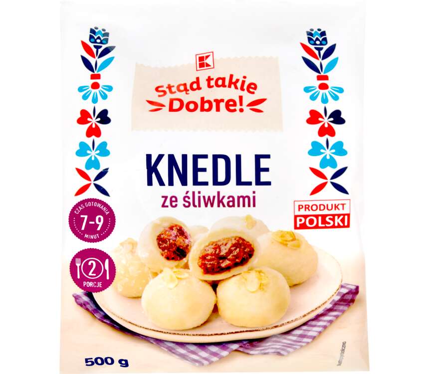 K-Stąd Takie Dobre Knedle ze śliwkami  500 g