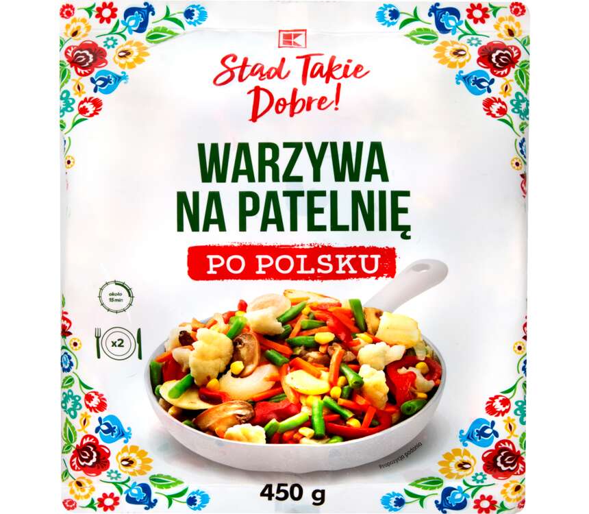 K-Stąd Takie Dobre Warzywa na patelnię po polsku z pieczar. 450 g
