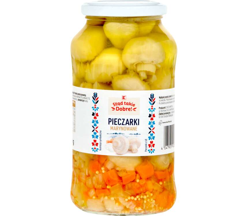 K-Classic Pieczarki marynowane z march. i cebulą 420/695g