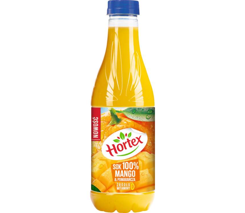 Hortex Sok 100% pomarańcza-mango 1 L kaufland.pl