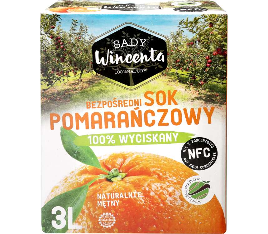 Sok pomarańczowy NFC  3 L kaufland.pl