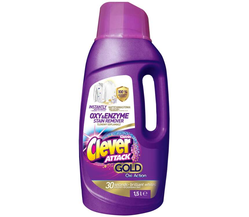 Clever Attack Tlenowy odplamiacz płynny 1,5 L kaufland.pl