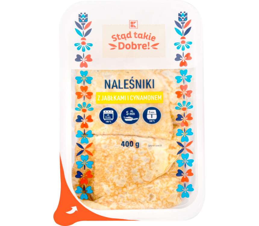 K-Stąd Takie Dobre Naleśniki z jabłkami i cynamonem 400 g