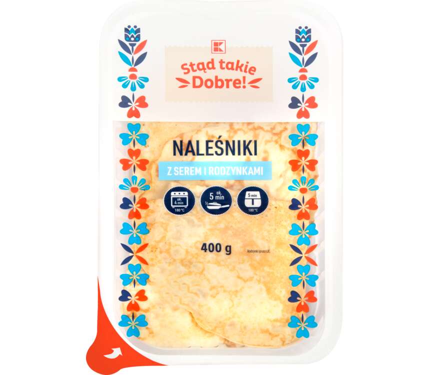 K-Stąd Takie Dobre Naleśniki z serem i rodzynkami 400 g