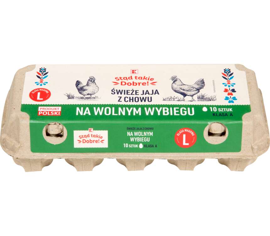 K-Classic Jaja wolny wybieg klasa L 10 szt.