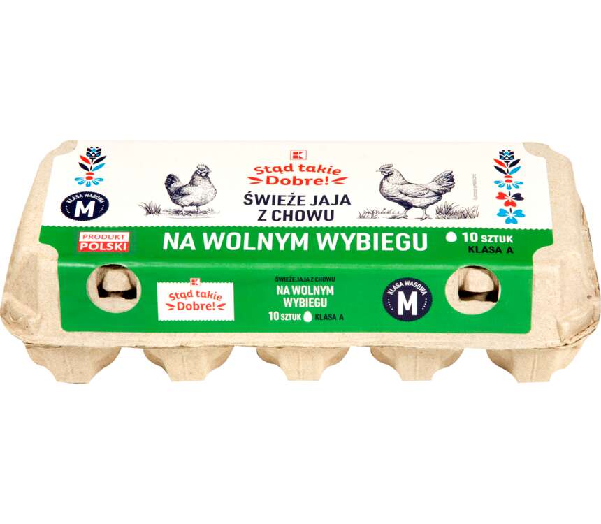 K-Classic Jaja wolny wybieg klasa M 10 szt.