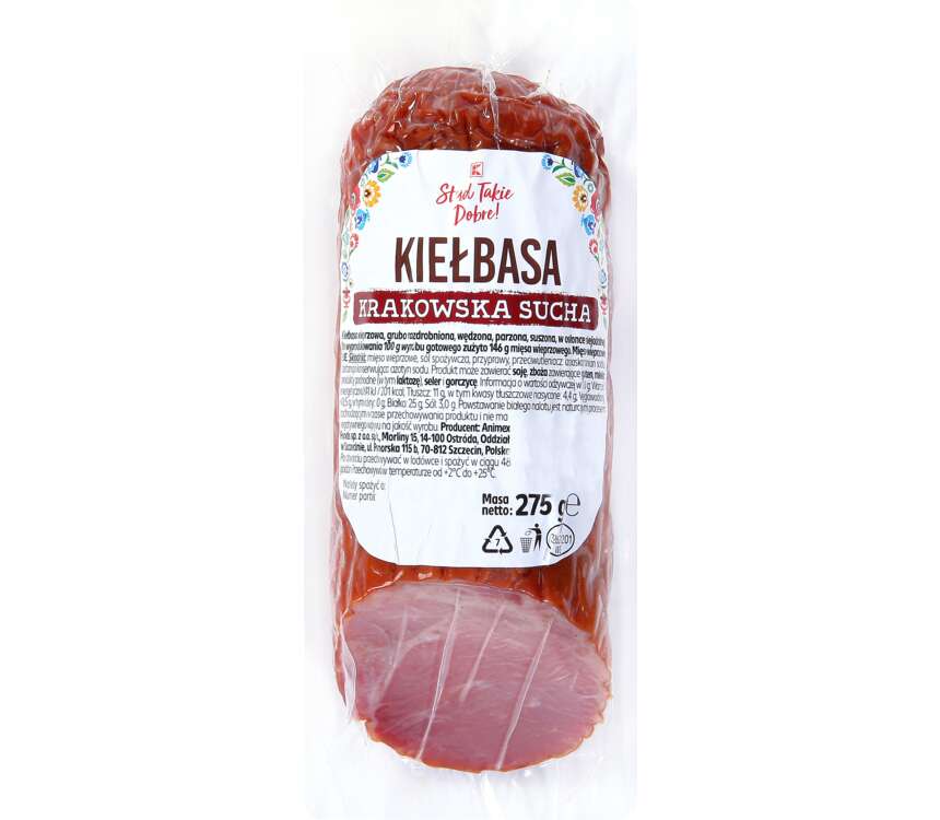K-Stąd Takie Dobre Kiełbasa krakowska sucha 275 g
