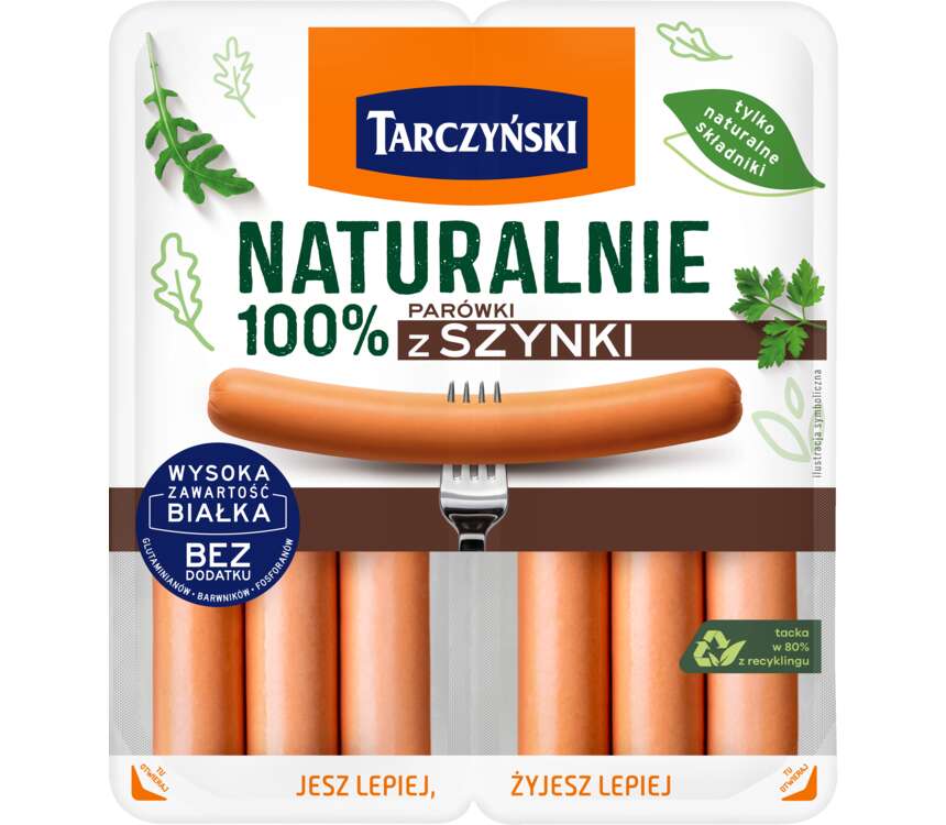 Tarczyński Naturalnie Parówki 100% z szynki 200 g kaufland.pl