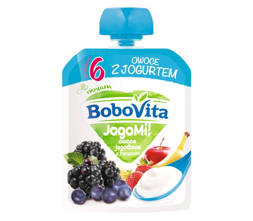 BoboVita 6M Mus owoce + jogurt MIX 80 g kaufland.pl