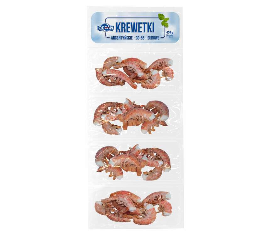 Ocean Krewetki argentyńskie, surowe 450 g