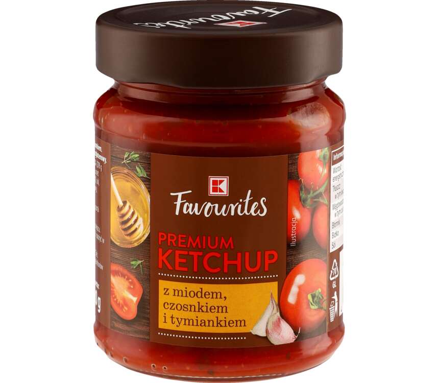 K-Favourites Ketchup Premium z miodem i przypraw. 300 g