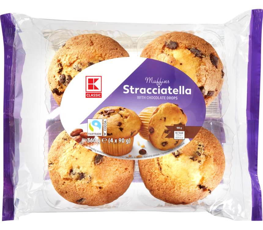 K-Classic Muffiny Stracciatella 4x90 g