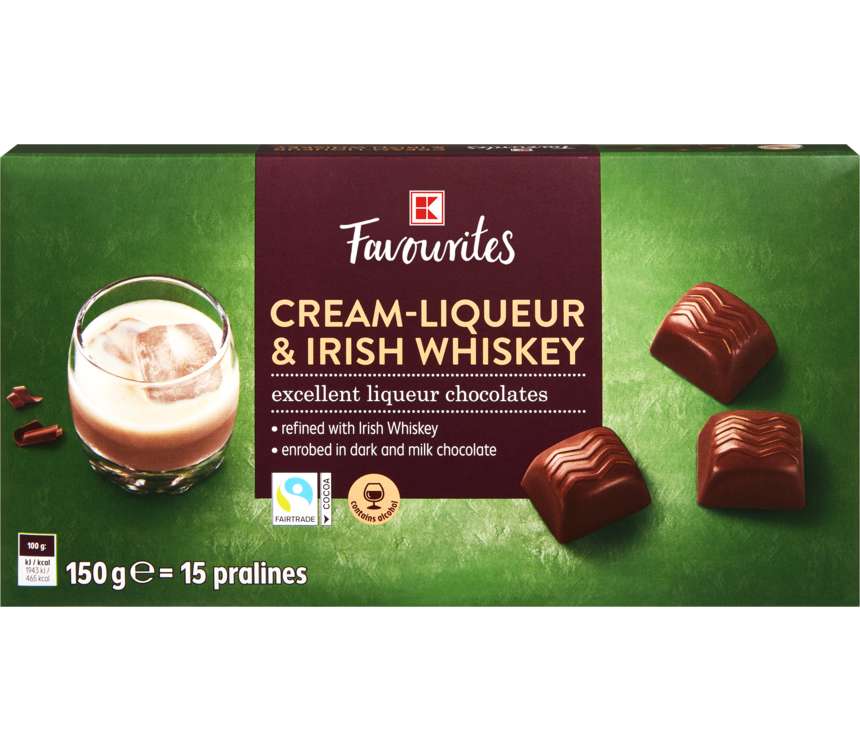 K-Favourites Praliny z nadzieniem whisky 150 g