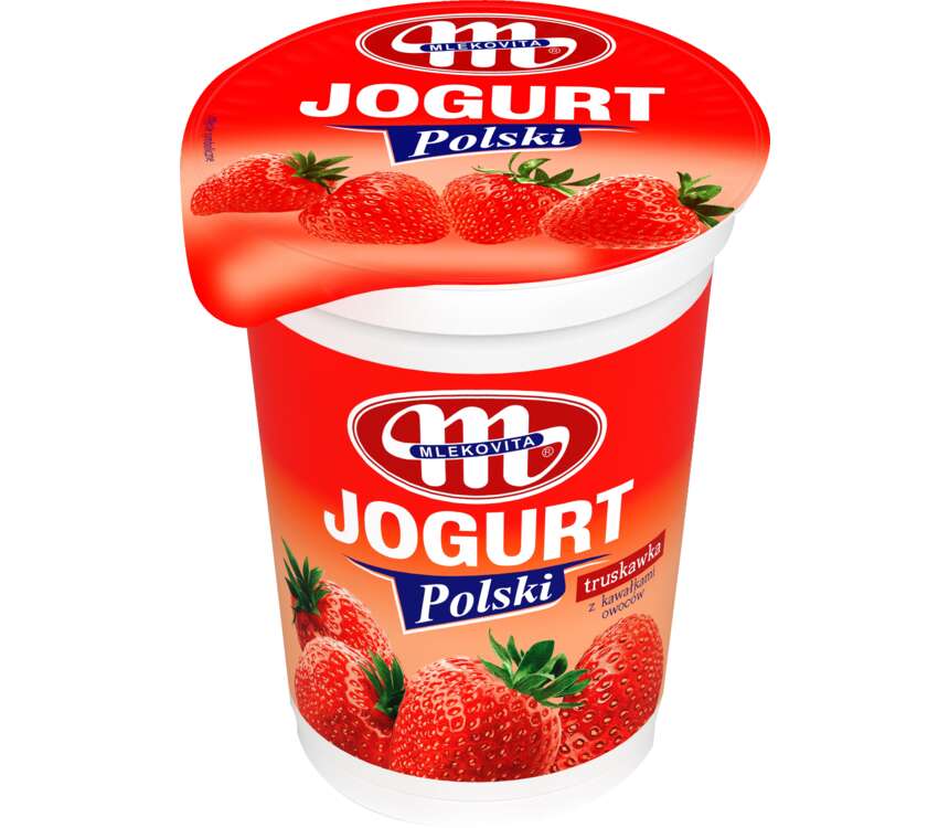 Mlekovita Jogurt truskawkowy 350 g