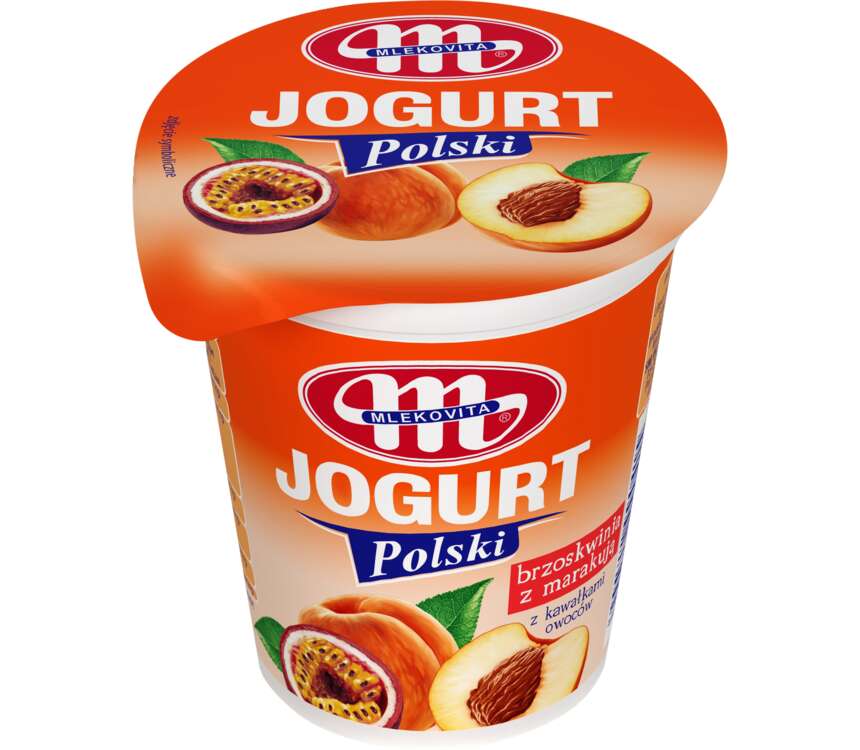 Mlekovita Jogurt brzoskwinia-marakuja 350 g