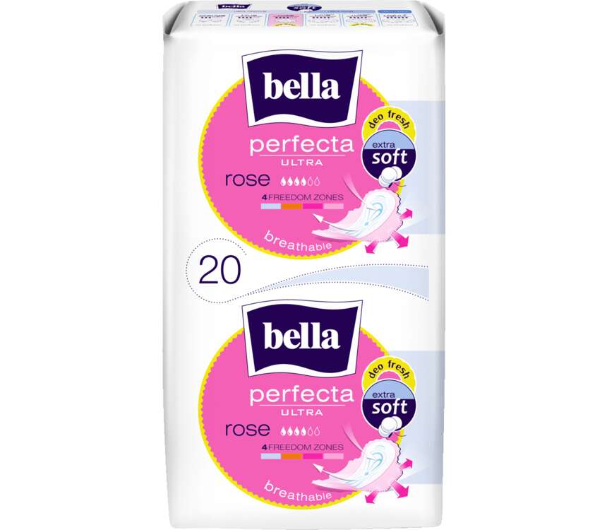 Bella Perfecta Podpaski Rose ze skrzydełkami 20 szt. kaufland.pl