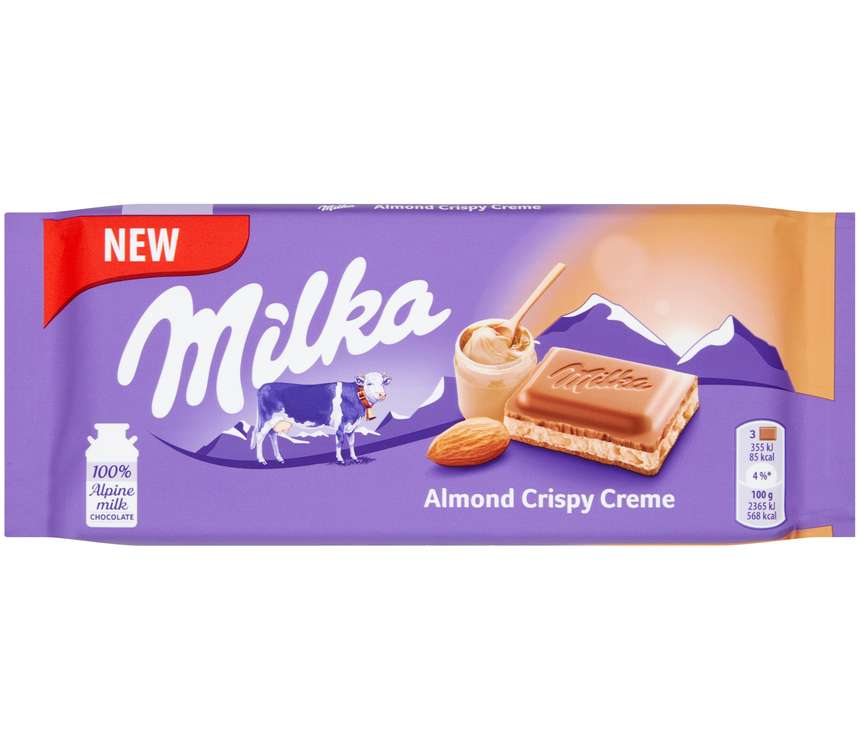 Milka Czekolada z migdałami 90 g kaufland.pl