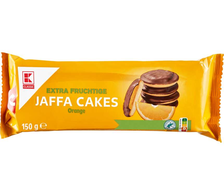 K-Classic Ciastka jaffa pomarańczowe 150 g