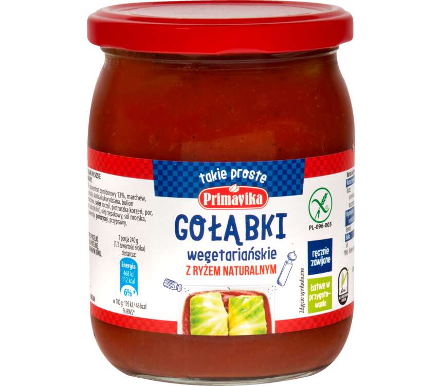 Primavika Gołąbki wegetar. z ryżem 480 g kaufland.pl