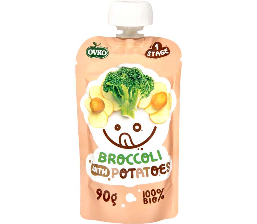 Ovko BIO Tubka brokuł-ziemniak 90 g