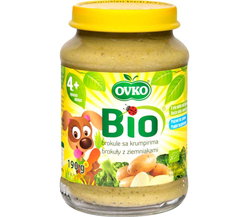 Ovko BIO Danie brokuł-ziemniak 190 g