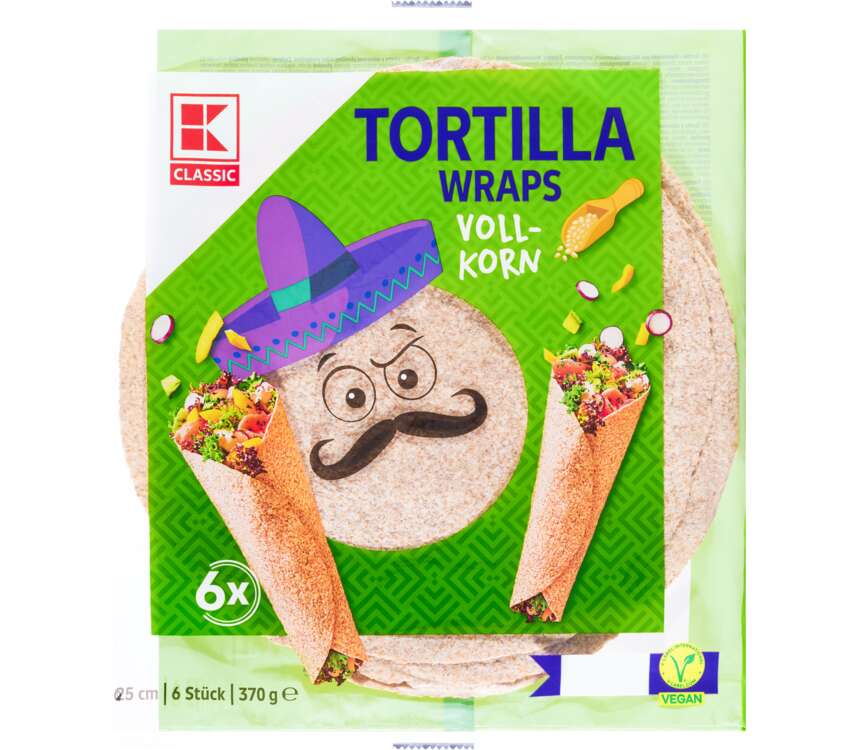 K-Classic Tortilla pełnoziarnista 370 g