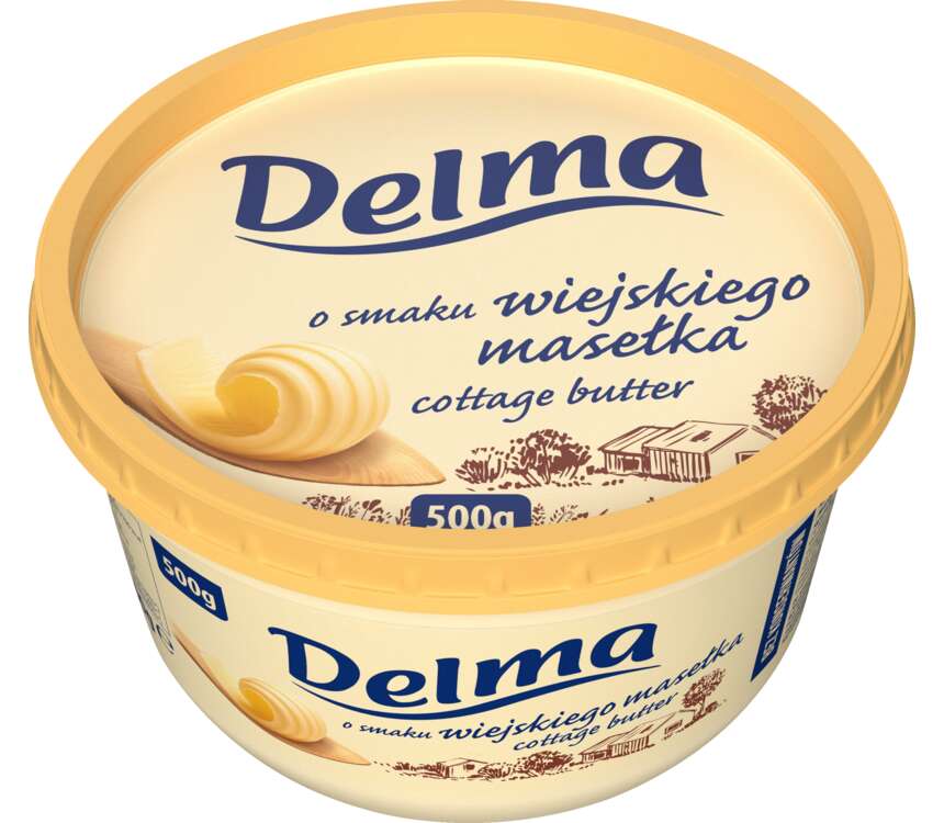 Delma Extra Margaryna z masełkiem wiejskim 500 g