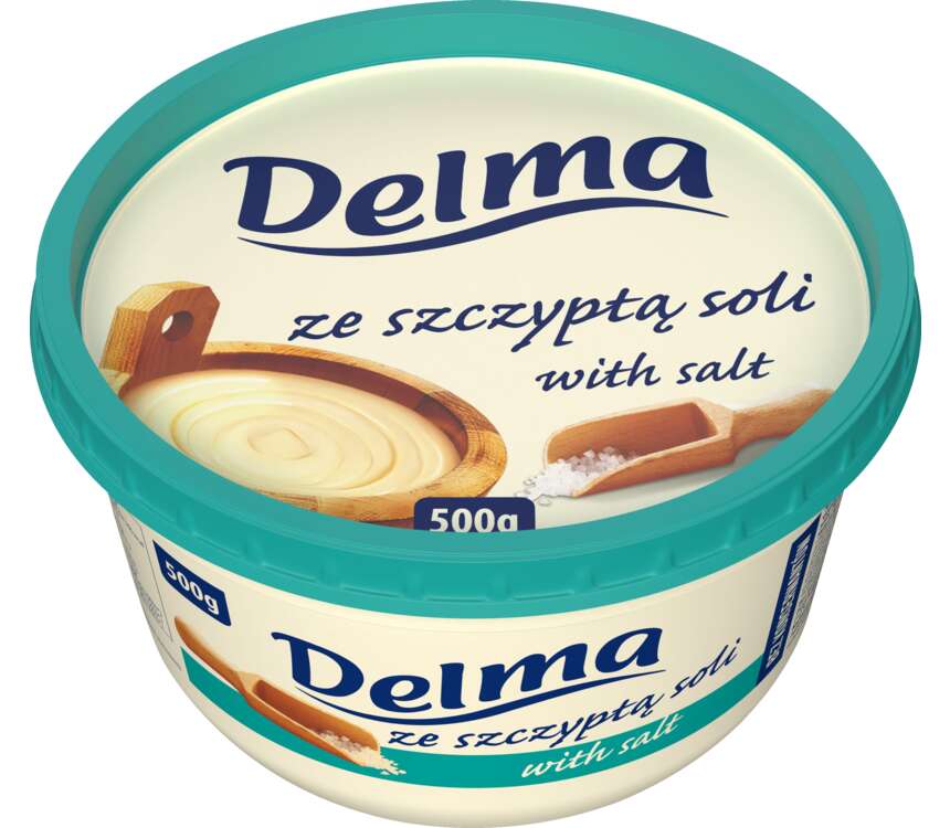 Delma Extra Margaryna z szczyptą soli 500 g