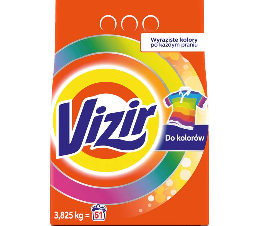Vizir Proszek do prania Color 51 prań 3,825 kg