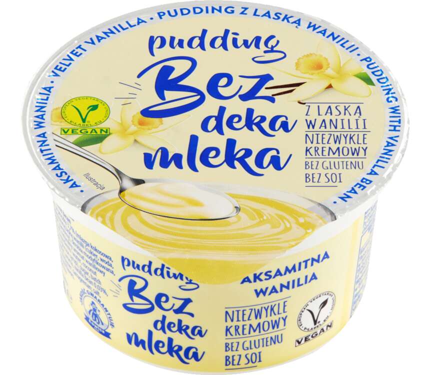 Łowicz Bez Deka Mleka pudding waniliowy 180 g